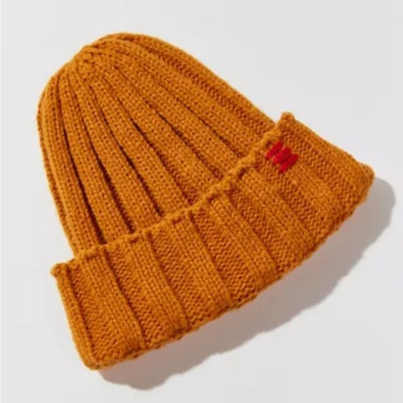 Urban Outfitters Accessories - Urban Outfitters BDG Stitched Fisherman Beanie. NWT Orange